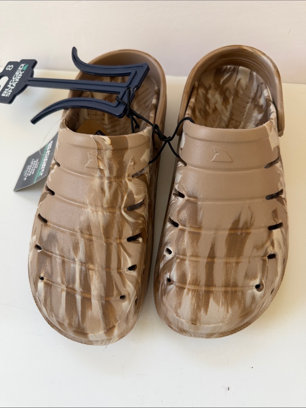 New Men’s Rugged Shark Comfort EVA Clog Sandals